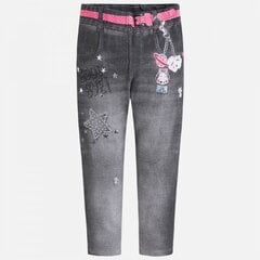 Леггинсы с джинсовыми мотивами для девочки цена и информация | Штаны для девочки ABN-2959/KOR/086 | 220.lv