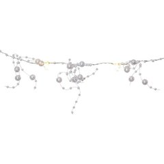 Gaismas ķēde Dewdrop Pearls 1,9 m, 20 LED balta, ar akumulatoru darbināma, IP20 цена и информация | Гирлянды | 220.lv