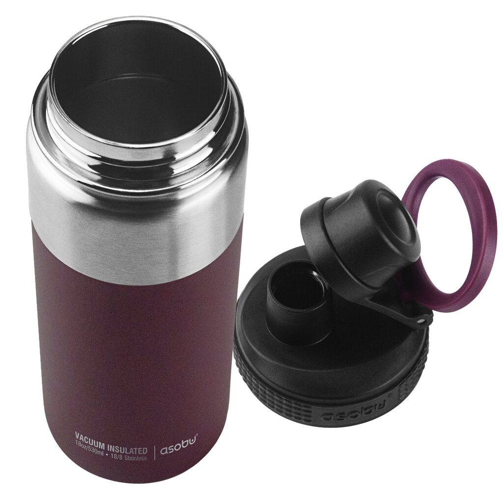 Asobu Termokrūze Alpine Flask, 530ml, bordo cena un informācija | Termosi, termokrūzes | 220.lv