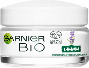 Дневной антивозрастной крем Bio Ecocert Garnier (50 мл) Лаванда цена и информация | Наносите на чистую кожу лица. Подержите около 10-15 минут и смойте водой. | 220.lv