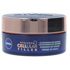 Pretgrumbu nakts krēms Cellular Filler Nivea (50 ml) cena un informācija | Sejas krēmi | 220.lv