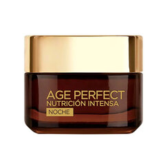 Ночной крем от морщин Age Perfect L'Oreal Make Up, 50 мл цена и информация | Наносите на чистую кожу лица. Подержите около 10-15 минут и смойте водой. | 220.lv