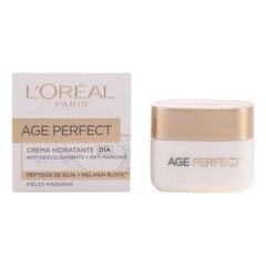 Дневной крем Age Perfect L'Oreal Make Up, 50 мл цена и информация | Наносите на чистую кожу лица. Подержите около 10-15 минут и смойте водой. | 220.lv