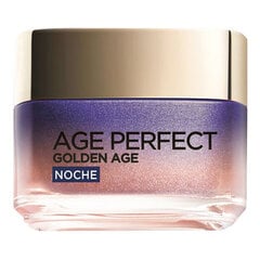 Укрепляющий уход за лицом Golden Age L'Oreal Make Up, 50 мл цена и информация | Наносите на чистую кожу лица. Подержите около 10-15 минут и смойте водой. | 220.lv