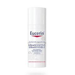 Nomierinošs krēms Eucerin Ultra Sensitive (50 ml) cena un informācija | Sejas krēmi | 220.lv