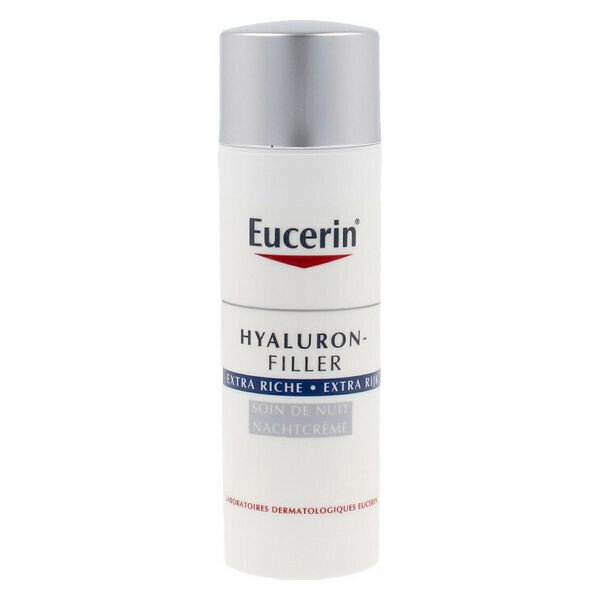 Nakts krēms Hyaluron-Filler Eucerin (50 ml) (50 ml) cena un informācija | Sejas krēmi | 220.lv