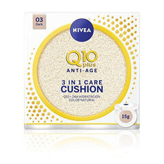 Крем для лица Nivea Q10 Cushion 3-в-1 цена и информация | Пудры, базы под макияж | 220.lv