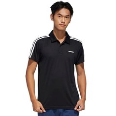 Мужская спортивная рубашка Polo Adidas M D2D 3S PO M FL0321, черная цена и информация | Мужская спортивная одежда | 220.lv