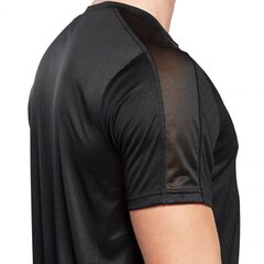 Sporta T-krekls vīriešiem Reebok Workout Ready Short Sleeve Tech Tee M GL3182, melns цена и информация | Мужская спортивная одежда | 220.lv