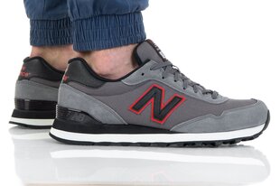 Brīvā laika apavi vīriešiem New Balance 515 ML515NBD, pelēki cena un informācija | Sporta apavi vīriešiem | 220.lv