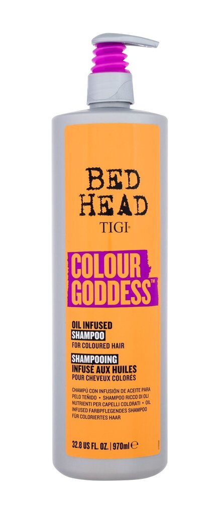Šampūns krāsotiem matiem Tigi Bed Head Colour Goddess, 970ml cena un informācija | Šampūni | 220.lv