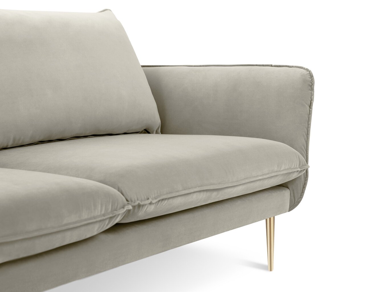 Mīksto mēbeļu komplekts Cosmopolitan Design Florence, bēšs cena un informācija | Dīvānu komplekti | 220.lv