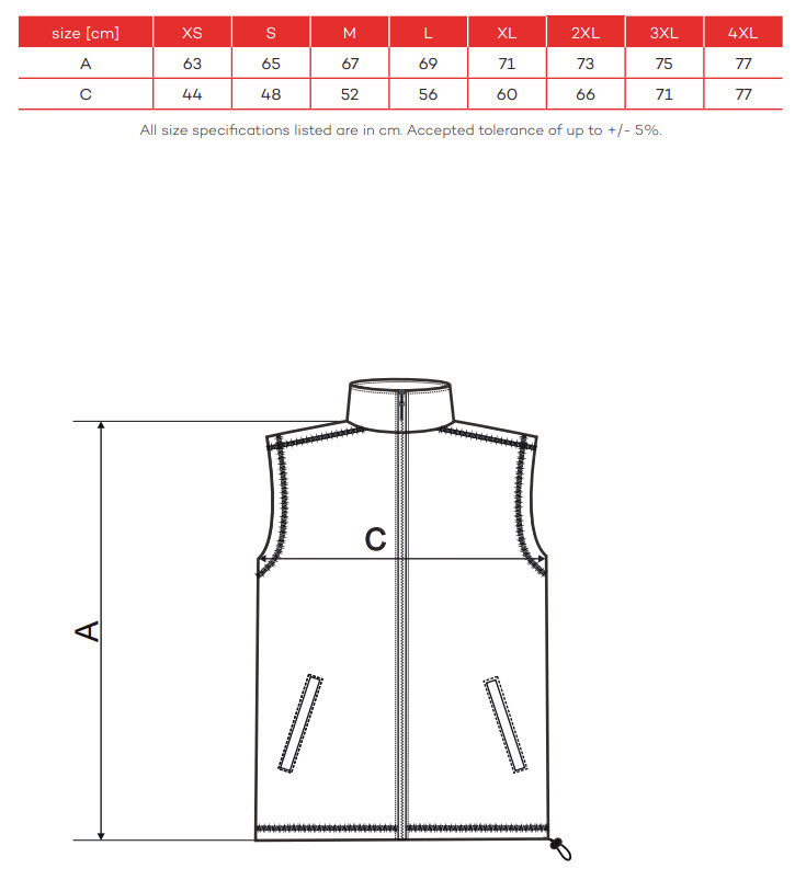 Nākamā unisex flīsa veste cena un informācija | Sieviešu vestes | 220.lv