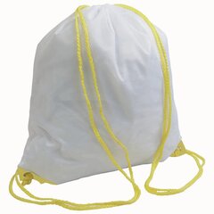 Balta, viegla mugursoma ar krāsainām lencēm cena un informācija | Sporta somas un mugursomas | 220.lv