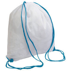 Balta, viegla mugursoma ar krāsainām lencēm cena un informācija | Sporta somas un mugursomas | 220.lv