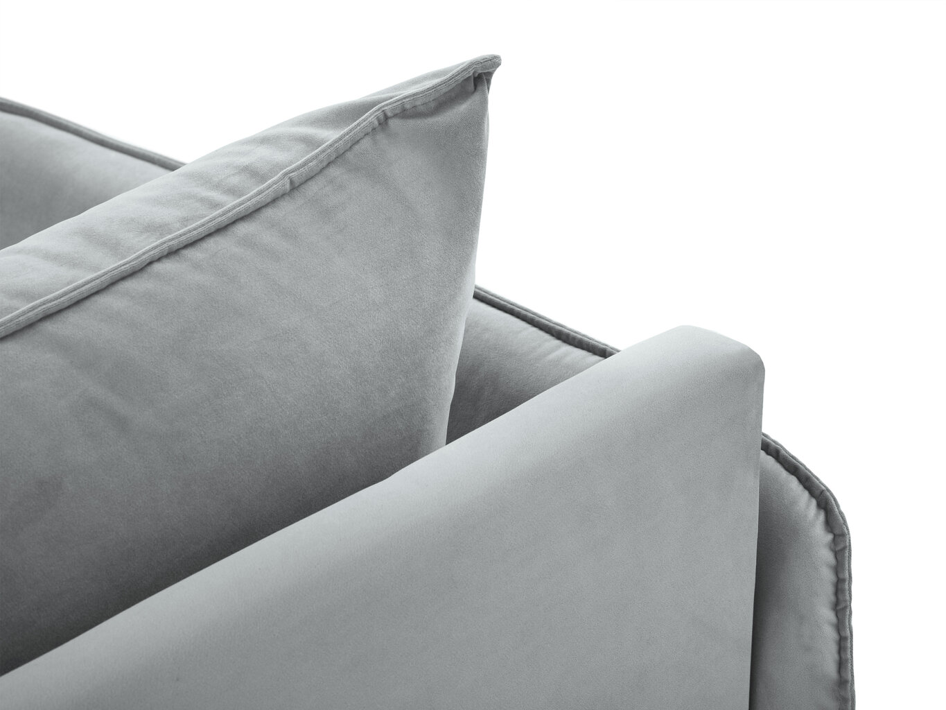 Mīksto mēbeļu komplekts Cosmopolitan Design Florence, gaiši pelēks cena un informācija | Dīvānu komplekti | 220.lv