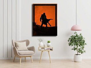 Dawn of Heroes - Одинокий странник, Fallout - картина на холсте 40x50 cm цена и информация | Картины | 220.lv