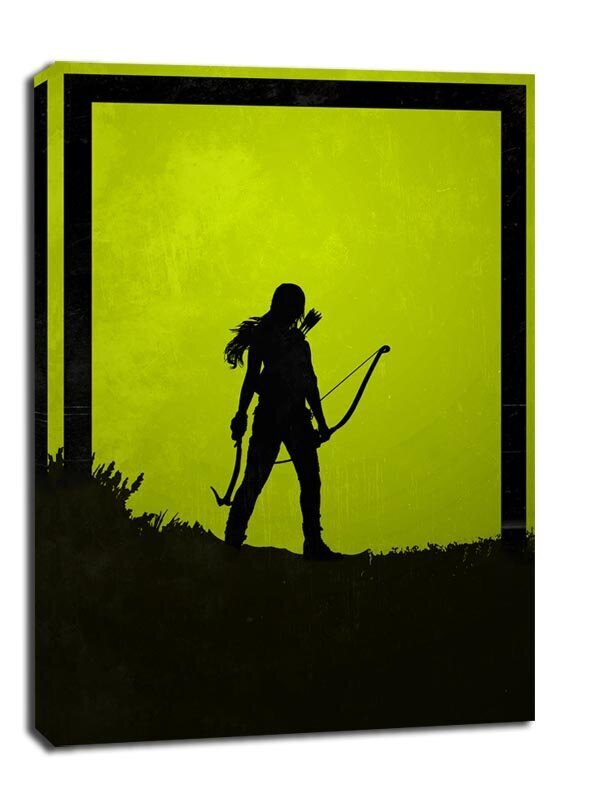 Dawn of Heroes - Lara Croft, Tomb Raider - audekla glezna 40x50 cm cena un informācija | Gleznas | 220.lv