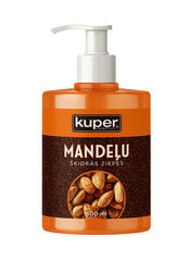 KUPER Šķidrās ziepes ALMOND, 500 ml cena un informācija | Ziepes | 220.lv