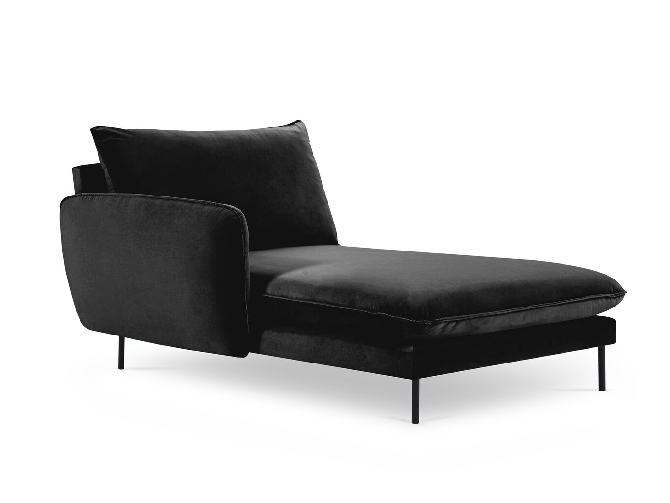 Mīksto mēbeļu komplekts Cosmopolitan Design Vienna, melns cena un informācija | Dīvānu komplekti | 220.lv