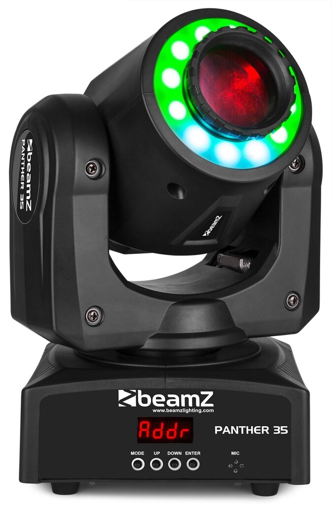 beamZ Panther 35 Led Spot kustīga galva ar LED gredzenu cena un informācija | Svētku dekorācijas | 220.lv