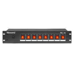 beamZ PS08S Switch Panel 8-Channel Schuko Sockets цена и информация | Праздничные декорации | 220.lv