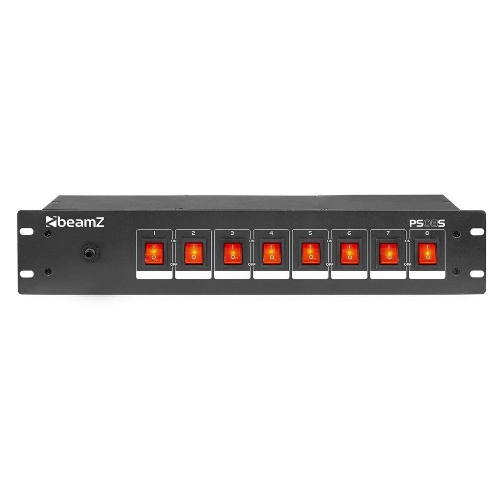 beamZ PS08S Switch Panel 8-Channel Schuko Sockets cena un informācija | Svētku dekorācijas | 220.lv