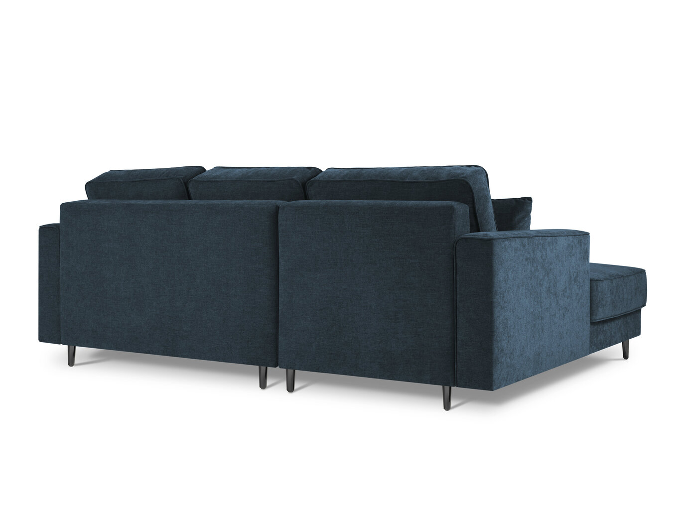 Stūra dīvāns Cosmopolitan Design Fano, zils/melns cena un informācija | Stūra dīvāni | 220.lv