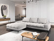 Stūra dīvāns Windsor&Co Deneb, gaiši pelēks cena un informācija | Stūra dīvāni | 220.lv