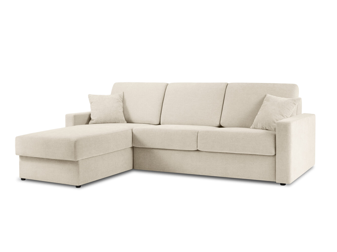 Stūra dīvāns Windsor&Co Portia S, smilškrāsas cena un informācija | Stūra dīvāni | 220.lv