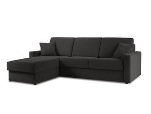 Stūra dīvāns Windsor&Co Portia S, melns cena un informācija | Stūra dīvāni | 220.lv