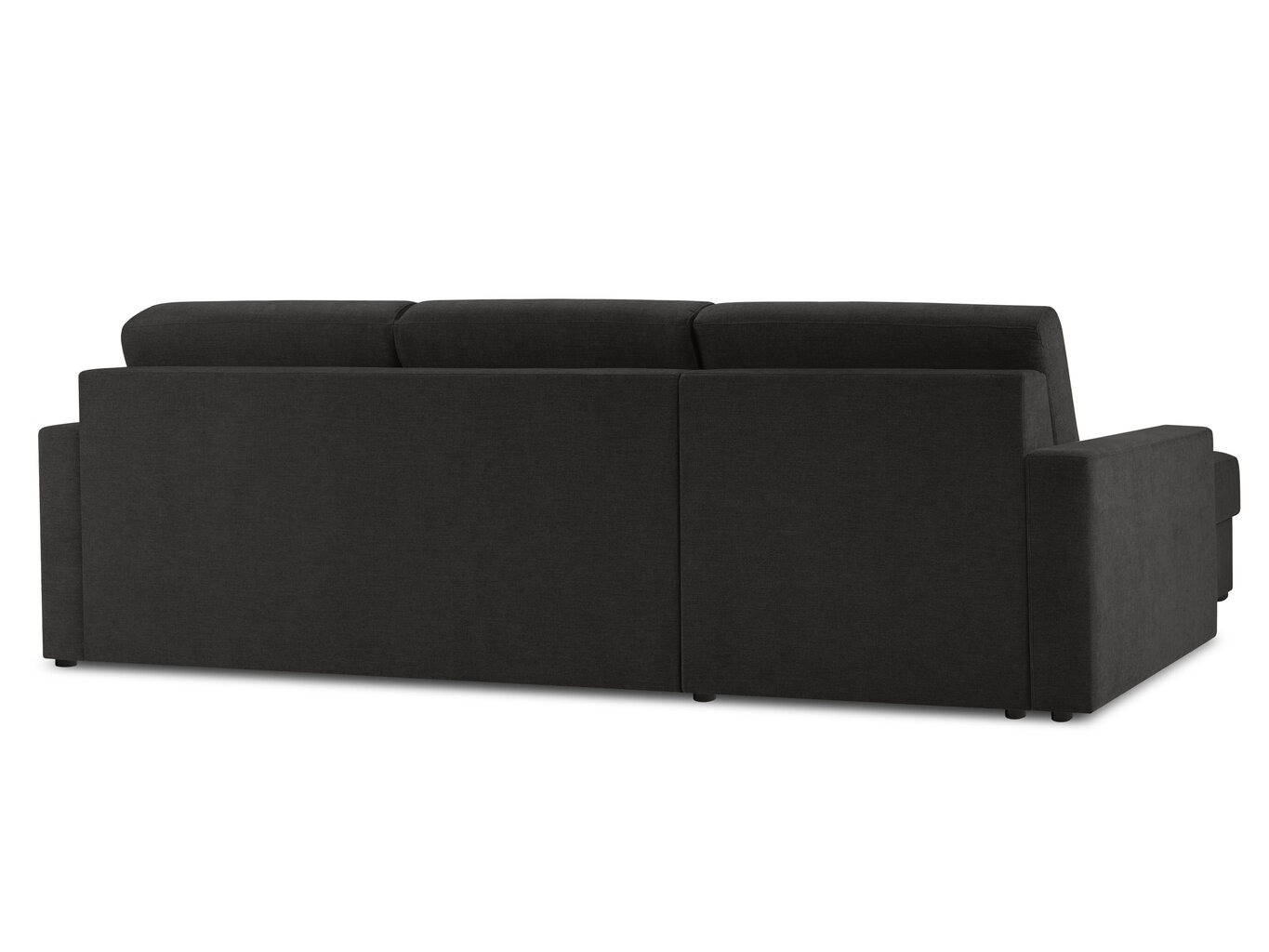 Stūra dīvāns Windsor&Co Portia L, melns cena un informācija | Stūra dīvāni | 220.lv