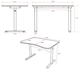 Игровой стол Arozzi Arena Fratello, черный цена и информация | Компьютерные, письменные столы | 220.lv