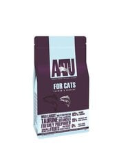 AATU sausā barība kaķiem, ar lasi un siļķi, 1 kg цена и информация | Сухой корм для кошек | 220.lv