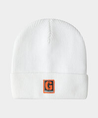 Balta, adīta cepure meitenēm Gulliver, 50 cm cena un informācija | Cepures, cimdi, šalles meitenēm | 220.lv