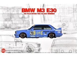 NuNu - BMW M3 E30 Gr.A 1990 Inter TEC Class Winner In Fuji Speedway, 1/24. 24019 cena un informācija | Konstruktori | 220.lv