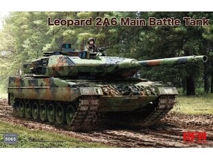 Сборная пластиковая модель Rye Field Model - Leopard 2A6 Main Battle Tank, 1/35, RFM-5065 цена и информация | Kонструкторы | 220.lv
