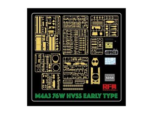 Сборная пластиковая модель Rye Field Model - M4A3 76W HVSS Early Type, 1/35, RFM-5058 цена и информация | Kонструкторы | 220.lv