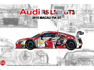 Пластиковая сборная модель NuNu Audi R8 LMS GT3 2015 FIA GT3 World Cup, 1/24. 24028 цена и информация | Конструкторы и кубики | 220.lv