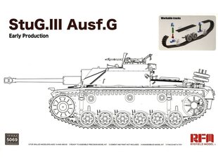 Rye Field Model - StuG. III Ausf. G Early Production with workable track links, 1/35, RFM-5069 цена и информация | Конструкторы и кубики | 220.lv