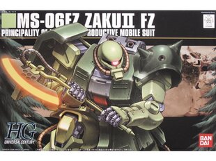 Bandai - HGUC MS-06FZ Zaku II Custom, 1/144, 58262 cena un informācija | Konstruktori | 220.lv