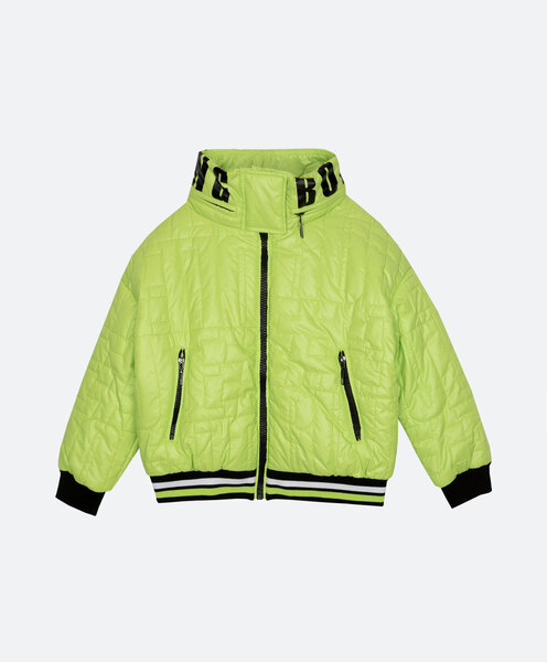 Zaļa starpsezonu jaka ar kapuci meitenēm Gulliver, 134*68*60 cm cena |  220.lv