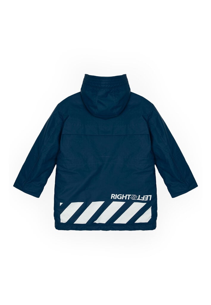 Zila starpsezonu jaka ar kapuci zēniem Gulliver, 134*68*60 cm цена и информация | Ziemas apģērbs bērniem | 220.lv
