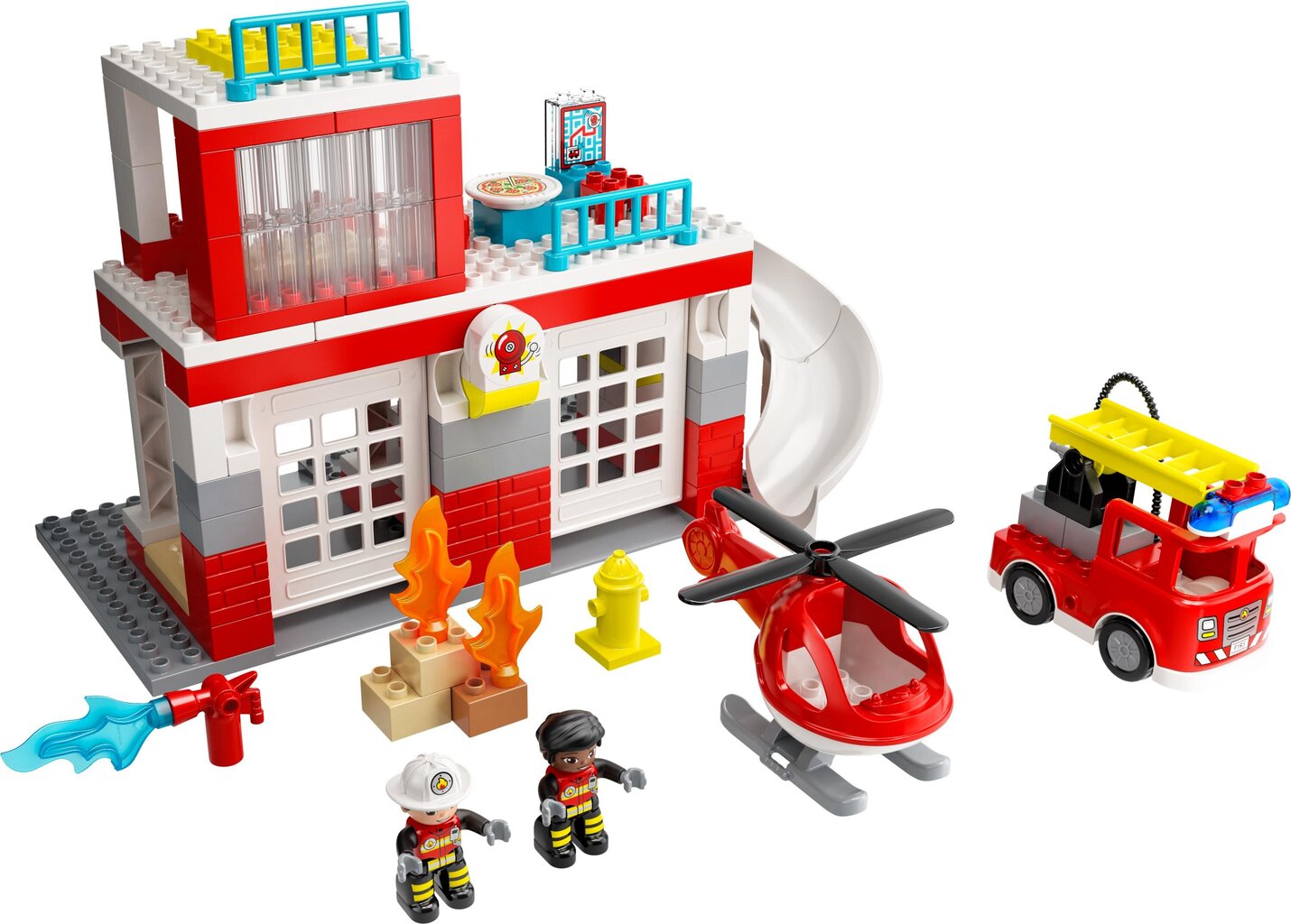 10970 LEGO® DUPLO Ugunsdzēsēju depo un helikopters cena | 220.lv