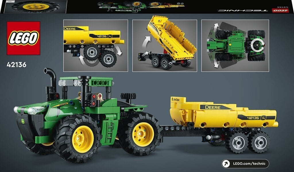 42136 LEGO® Technic John Deere 9620R 4WD traktors цена и информация | Konstruktori | 220.lv