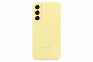 PS901TYE Silicone Cover for Samsung Galaxy S22 Yellow cena un informācija | Telefonu vāciņi, maciņi | 220.lv