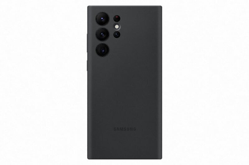 PS908TBE Silikona vāciņš piemērots Samsung Galaxy S22 Ultra Black цена и информация | Telefonu vāciņi, maciņi | 220.lv