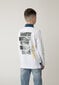 Balts polo krekls ar garām piedurknēm un apdruku Gulliver, 134*68*60 cm cena un informācija | Zēnu krekli | 220.lv
