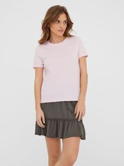 Vero Moda sieviešu T-krekls 10243889*02, rozā 5715214111187 цена и информация | Женские футболки | 220.lv