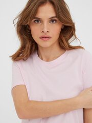 Vero Moda sieviešu T-krekls 10243889*02, rozā 5715214111187 цена и информация | Женские футболки | 220.lv
